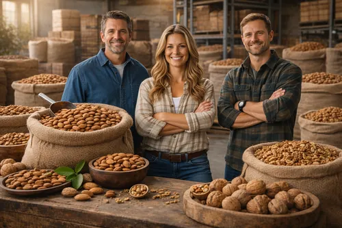 Atlas Global Trading Co. team supports bulk almond and walnut sourcing from California for industrial buyers