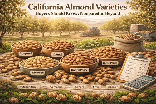 California Almond Varieties Buyers Should Know: Nonpareil and Beyond - California Almond Crop & Harvest — Atlas Global Trading Co.