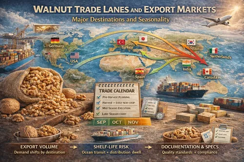 Walnut Trade Lanes and Export Markets: Major Destinations and Seasonality - Global Almond & Walnut Market — Atlas Global Trading Co.