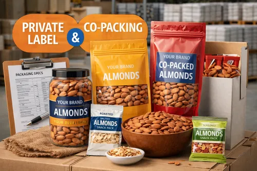 Bulk Almond Retail Packaging Programs for wholesale supply — Atlas Global Trading Co.